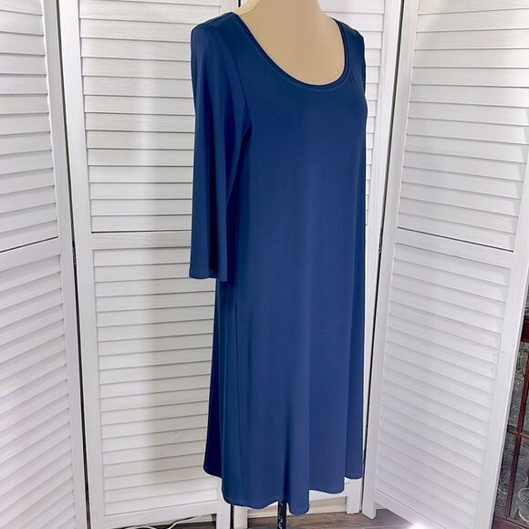 Eileen Fisher Shift Dress Size Small Light Stretch - Picture 5 of 11